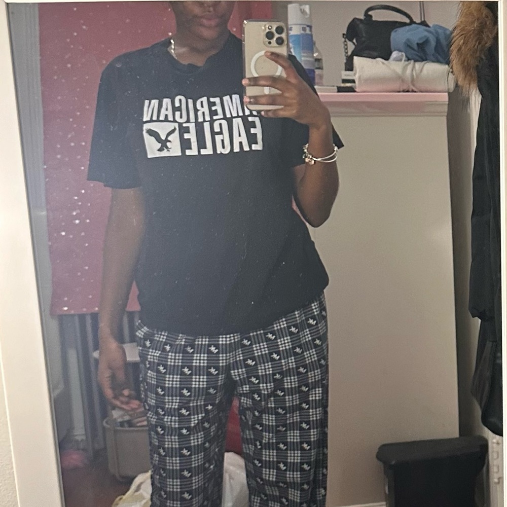 Black American Eagle Shirt